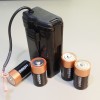 The Model 1.50 Holder for 4 D-Cell Batteries.